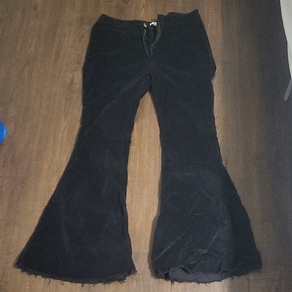 Women's Black Flared Jeans